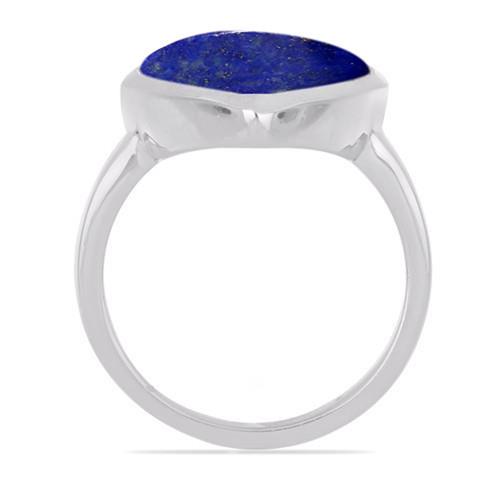 10.20 CT LAPIS LAZULI STERLING SILVER RINGS #VR033588